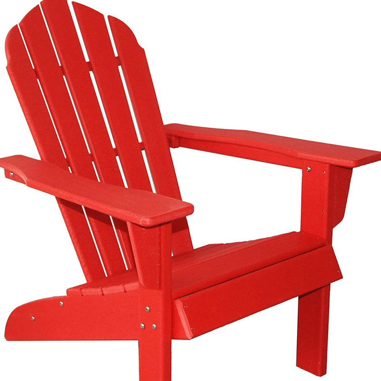 Rosecliff Heights Caretha Plastic Adirondack Chair Wayfair Canada